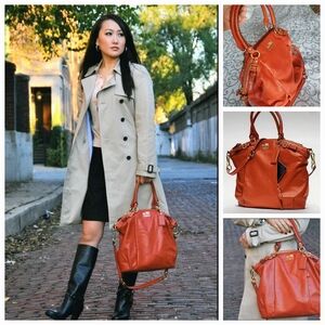 COPY - Coach Madison Lindsey #18642 Large Leather Hobo Satchel Shoulder Bag Han…